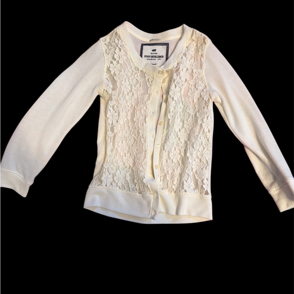 Poof Excellence Stretch Button Up Sweater